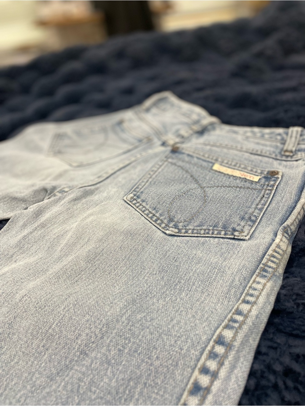 *Rare* ORIG VINTAGE Calvin Klein 70s-80s designer jeans XXS (sz 23)